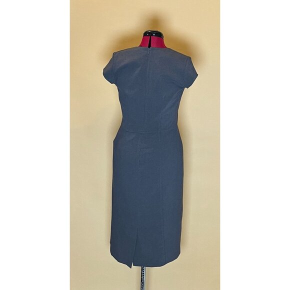 H&M Knee length dark blue dress - Picture 2 of 6